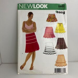 #6460 New Look Misses Skirt Sewing Pattern SIZE 6-16